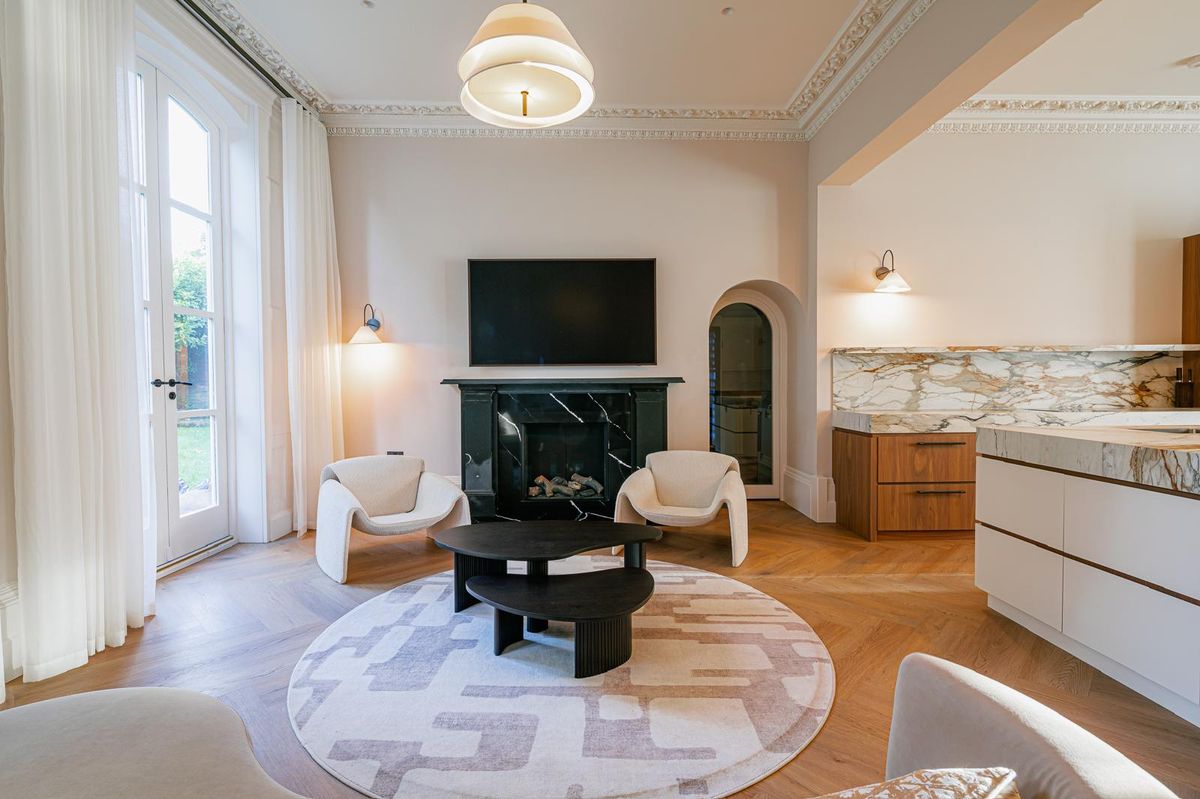 Restored living space at Cressington Park, South Liverpool